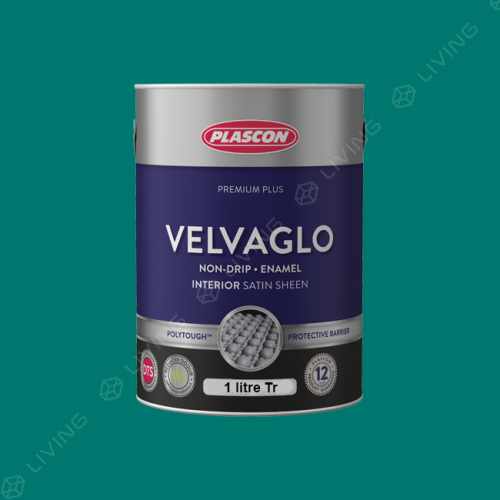 картинка Краска Plascon VELVAGLO цвет Caribbean Current арт.G6-C1-1 от LIVING