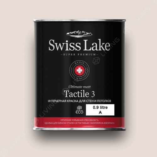 картинка Краска Swiss Lake Tactile 3 цвет Hushed  №603 от LIVING