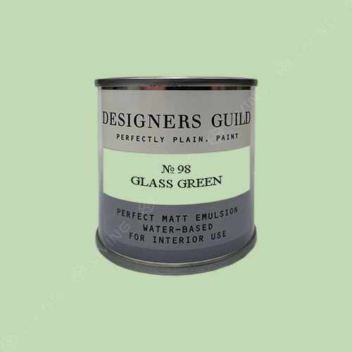 картинка Краска Designers Guild Perfect Matt Emulsion цвет GLASS GREEN №98 от LIVING