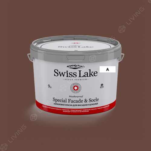 картинка Краска Swiss Lake Special Faсade & Socle цвет deep bronze №676 от LIVING