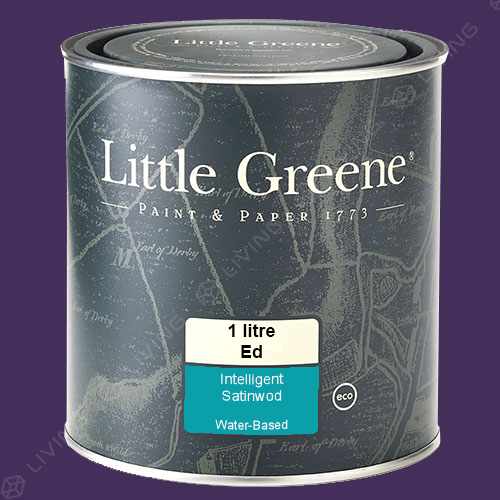 картинка Краска Little Greene Intelligent Satinwood цвет Purpleheart №188 от LIVING