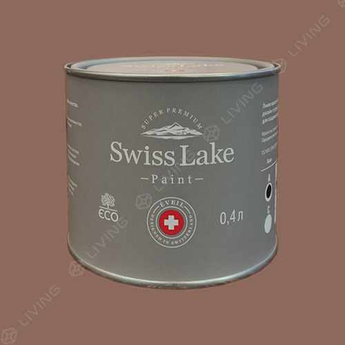 картинка Краска Swiss Lake Wall Comfort 7 цвет Brazil wood №673 от LIVING