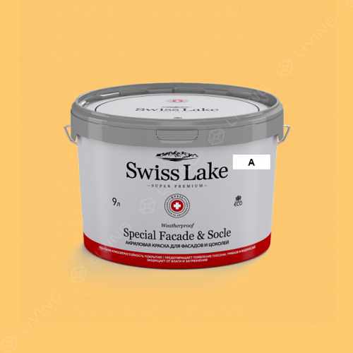 картинка Краска Swiss Lake Special Faсade & Socle цвет Orange Fanta №1061 от LIVING