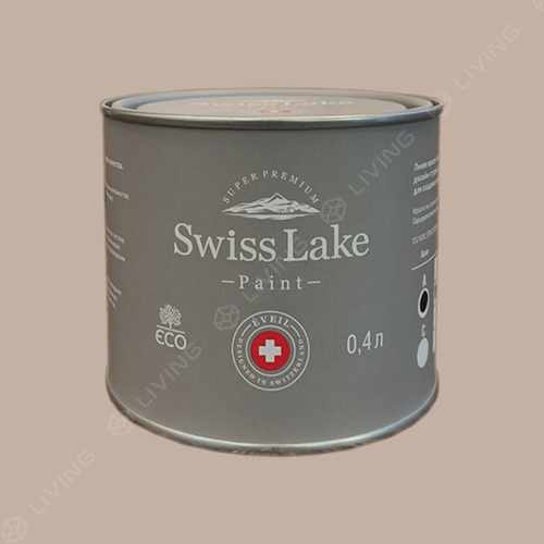 картинка Краска Swiss Lake Wall Comfort 7 цвет flaxseed coal №580 от LIVING