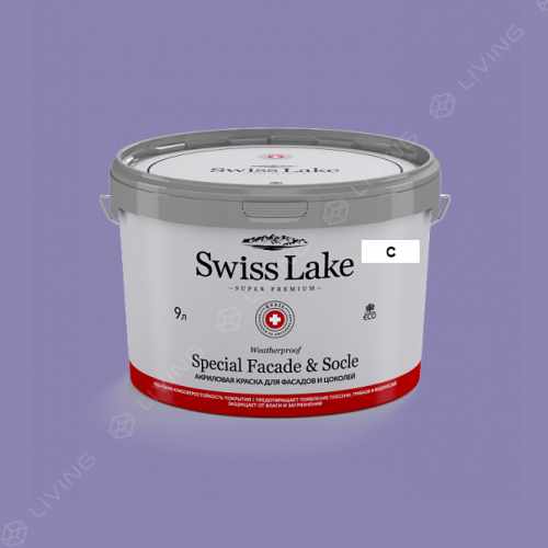 картинка Краска Swiss Lake Special Faсade & Socle цвет california lilas  №1901 от LIVING