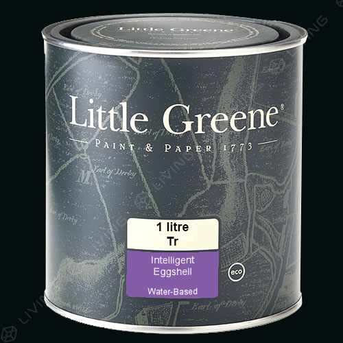 картинка Краска Little Greene Intelligent Eggshell (Acrylic Eggshell) цвет Jack Black №119 от LIVING