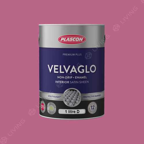 картинка Краска Plascon VELVAGLO цвет Punky Pink арт.R1-B1-2 от LIVING