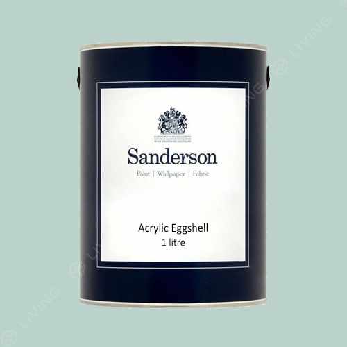 картинка Краска Sanderson Acrylic Eggshell цвет SMOKY BLUE от LIVING