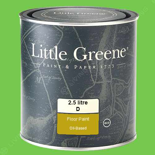 картинка Краска Little Greene Floor Paint цвет Phthalo Green №199 от LIVING