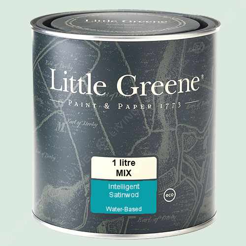 картинка Краска Little Greene Intelligent Satinwood цвет Aquamarine Light №283 от LIVING