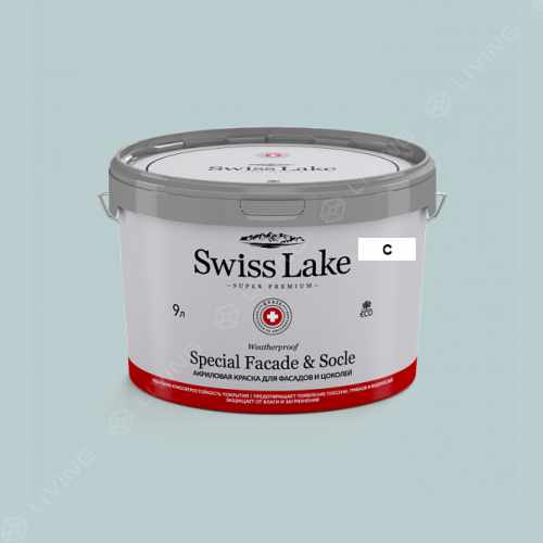 картинка Краска Swiss Lake Special Faсade & Socle цвет verdigreen №2283 от LIVING