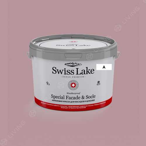 картинка Краска Swiss Lake Special Faсade & Socle цвет mulberry №1834 от LIVING