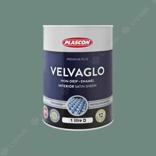 картинка Краска Plascon VELVAGLO WB цвет Evening Grass арт.G5-E1-4 от LIVING