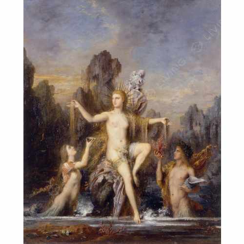 Фреска Affresco, коллекция Фрески и фотообои, арт. Gustave Moreau Venus Rising from the Sea Россия
