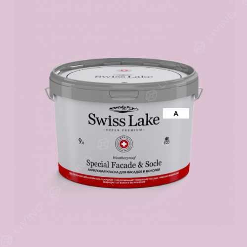 картинка Краска Swiss Lake Special Faсade & Socle цвет Pink Icing №1677 от LIVING