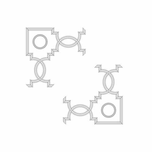 Узел RODECOR Эрте Ф2, арт. 66420AR, 88 х 88 см.