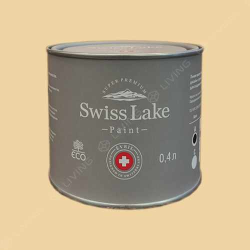 картинка Краска Swiss Lake Wall Comfort 7 цвет Creamy Custard №1024 от LIVING
