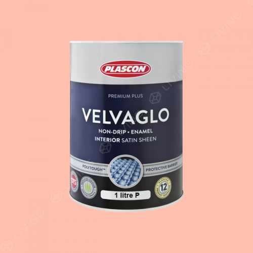 картинка Краска Plascon VELVAGLO WB цвет Peach Dawn арт.O4-B2-1 от LIVING