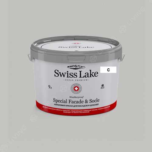 картинка Краска Swiss Lake Special Faсade & Socle цвет acacia haze №2855 от LIVING
