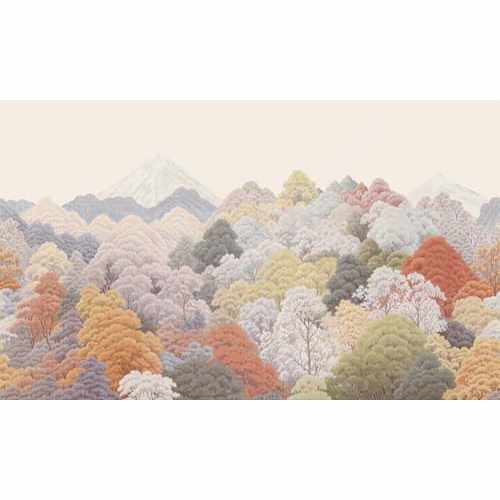 Панно Affresco, коллекция Wallpaper part III Forest, арт. AF2307-COL5, Россия