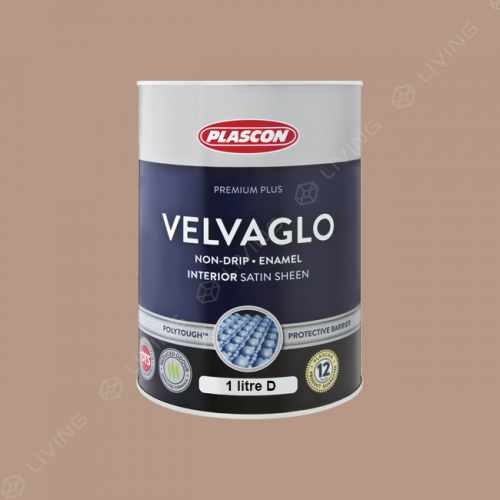 картинка Краска Plascon VELVAGLO WB цвет Old Cobblestone арт.Y2-D1-4 от LIVING