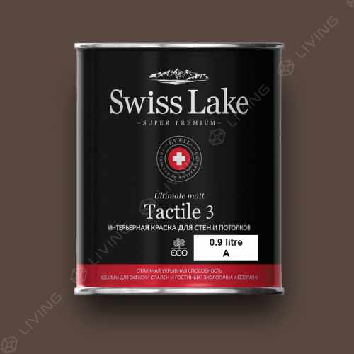 картинка Краска Swiss Lake Tactile 3 цвет cognac №692 от LIVING