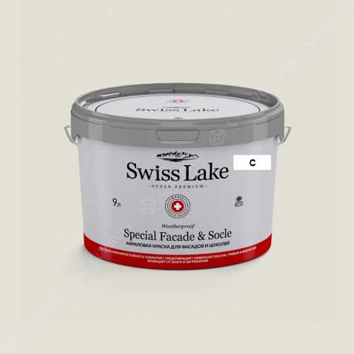 картинка Краска Swiss Lake Special Faсade & Socle цвет air wave №2724 от LIVING