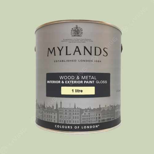 картинка Краска Mylands Wood&metal Gloss цвет Mint Street №95 от LIVING