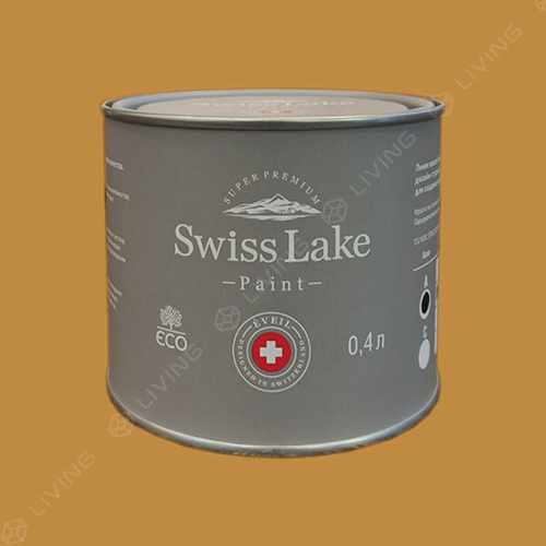 картинка Краска Swiss Lake Wall Comfort 7 цвет autumn gold №1094 от LIVING