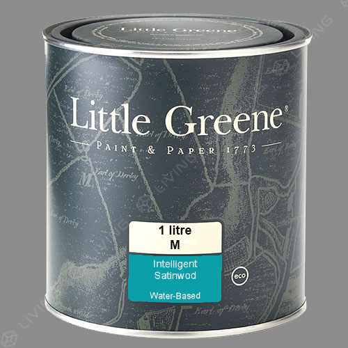 картинка Краска Little Greene Intelligent Satinwood цвет Mid Lead Colour №114 от LIVING
