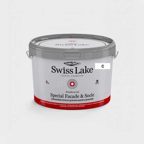 картинка Краска Swiss Lake Special Faсade & Socle цвет GRAY BEIGE №1966 от LIVING