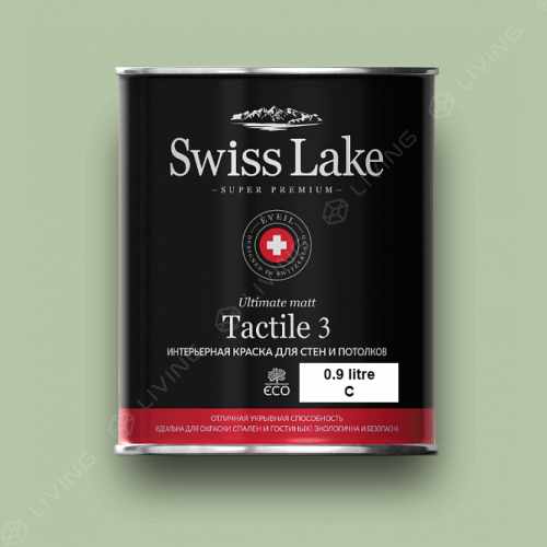 картинка Краска Swiss Lake Tactile 3 цвет Wreath №2682 от LIVING