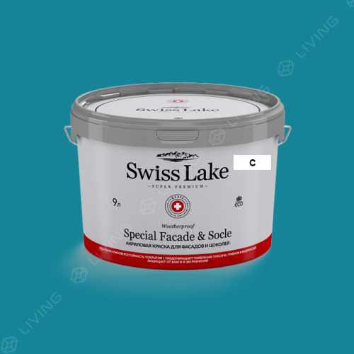 картинка Краска Swiss Lake Special Faсade & Socle цвет STORMY RIDGE №2079 от LIVING