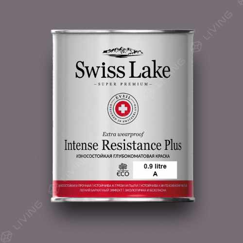 картинка Краска Swiss Lake Wall Resistance Plus цвет shark №1819 от LIVING