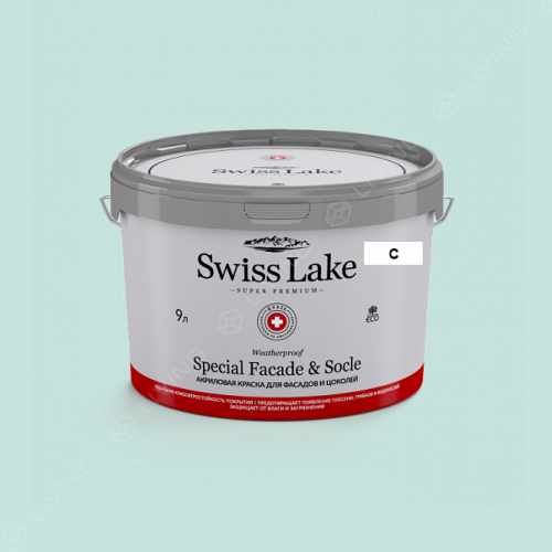 картинка Краска Swiss Lake Special Faсade & Socle цвет Lime Fizz №2377 от LIVING