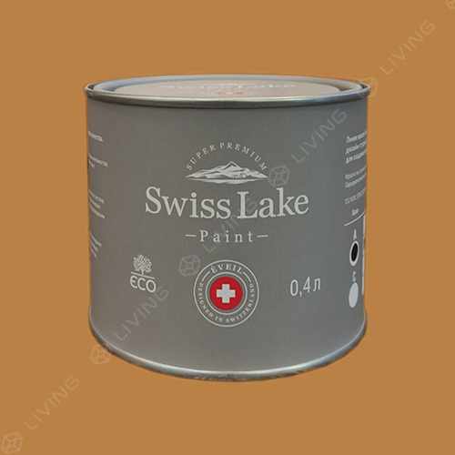 картинка Краска Swiss Lake Wall Comfort 7 цвет Golden Oak №1090 от LIVING