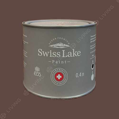 картинка Краска Swiss Lake Wall Comfort 7 цвет bog-wood №679 от LIVING