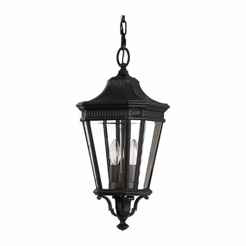 картинка Фонарь Feiss коллекция Cotswold Lane, арт. FE-COTSLN8-M-BK (черный) от LIVING