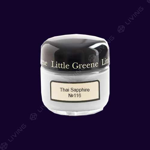 картинка Краска Little Greene Acrylic Matt (Absolute Matt Emulsion) цвет Thai Sapphire №116 от LIVING