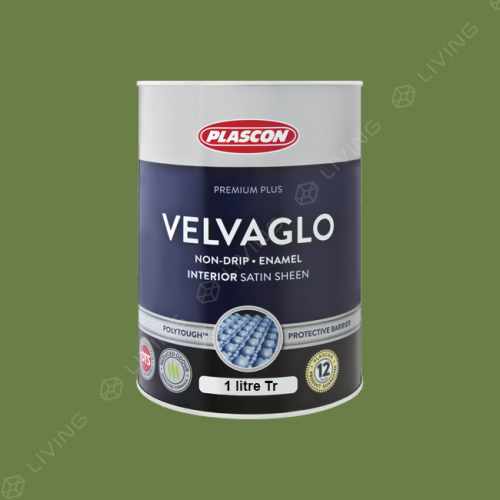 картинка Краска Plascon VELVAGLO WB цвет Mulberry Leaf арт.G1-C1-1 от LIVING