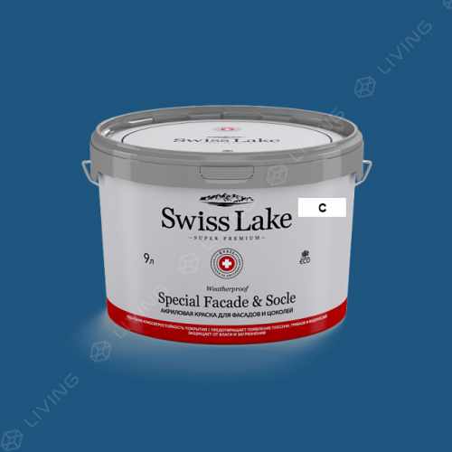 картинка Краска Swiss Lake Special Faсade & Socle цвет Orient №2048 от LIVING