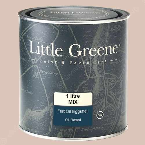 картинка Краска Little Greene Flat Oil Eggshell цвет Castell Pink №314 от LIVING