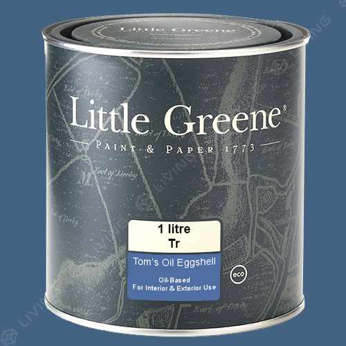 картинка Краска Little Greene Toms Oil Eggshell цвет Woad №251 от LIVING