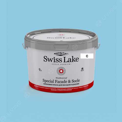 картинка Краска Swiss Lake Special Faсade & Socle цвет atmospheric №2134 от LIVING