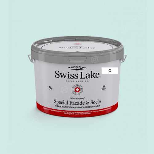 картинка Краска Swiss Lake Special Faсade & Socle цвет pale blue №2247 от LIVING