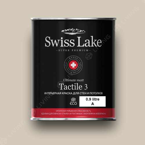 картинка Краска Swiss Lake Tactile 3 цвет rice №919 от LIVING