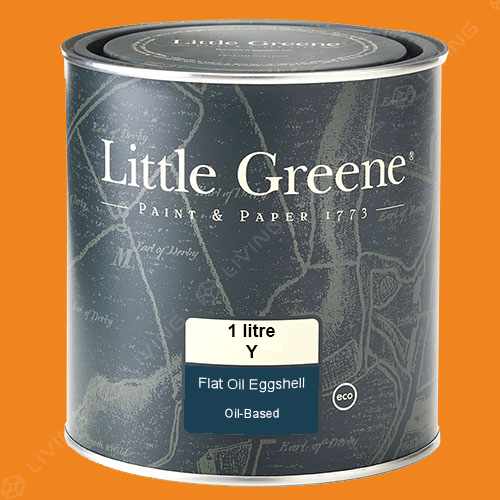 картинка Краска Little Greene Flat Oil Eggshell цвет Marigold №209 от LIVING