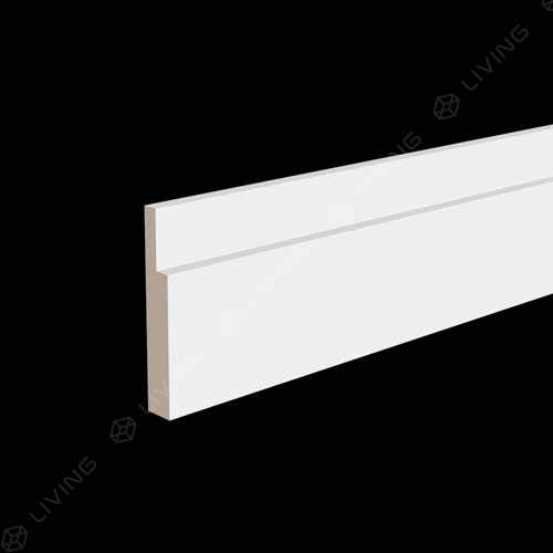 Плинтус Ultrawood, белый, арт. Base 7512 i, (200 х 7,5 х 1,2) см Россия