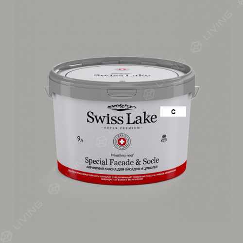 картинка Краска Swiss Lake Special Faсade & Socle цвет antigue sage №2850 от LIVING