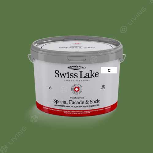 картинка Краска Swiss Lake Special Faсade & Socle цвет Hinterlands №2499 от LIVING